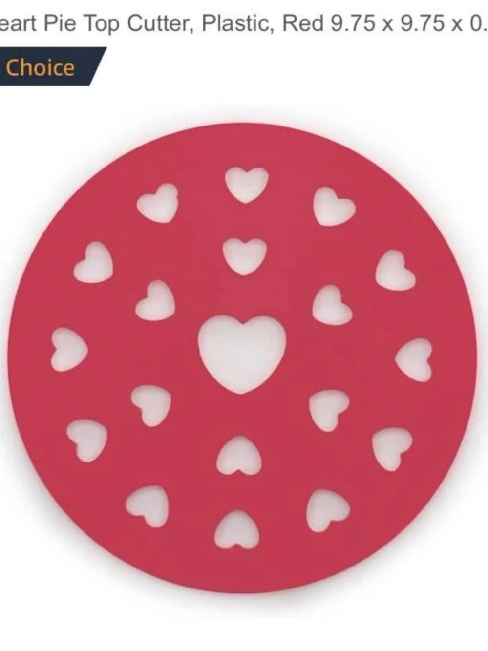 Pie top cutouts - Set of 4 Molds - Red, White, Green